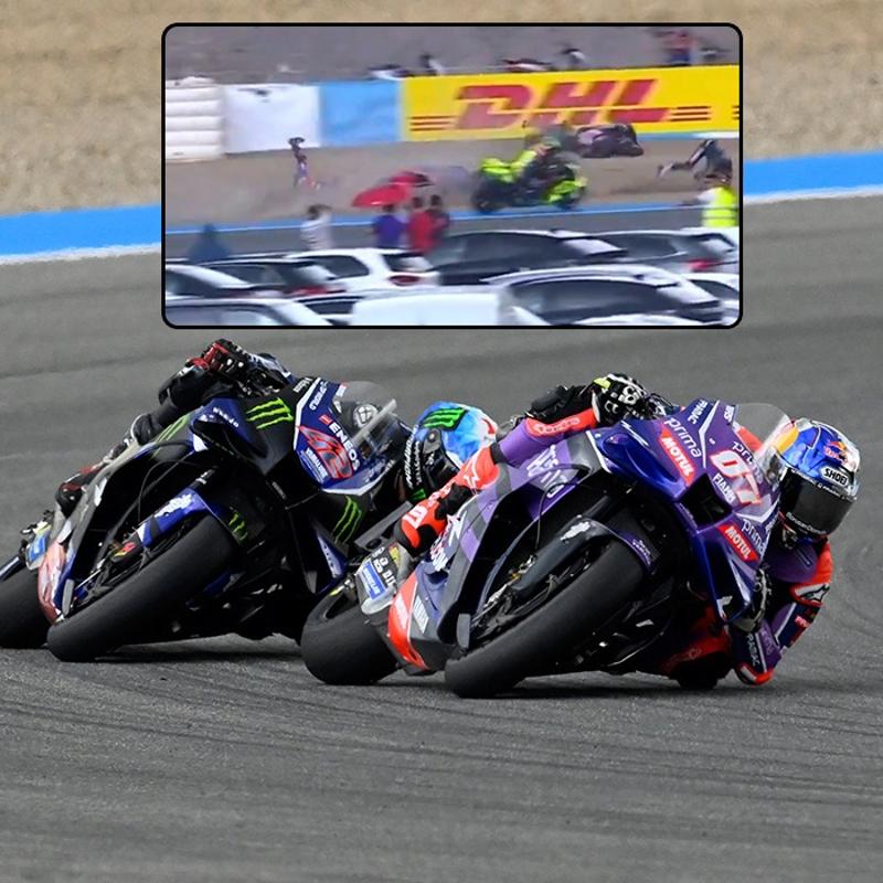 Korkutan kaza! Toprak Razgatl�o�lu motordan d��t�