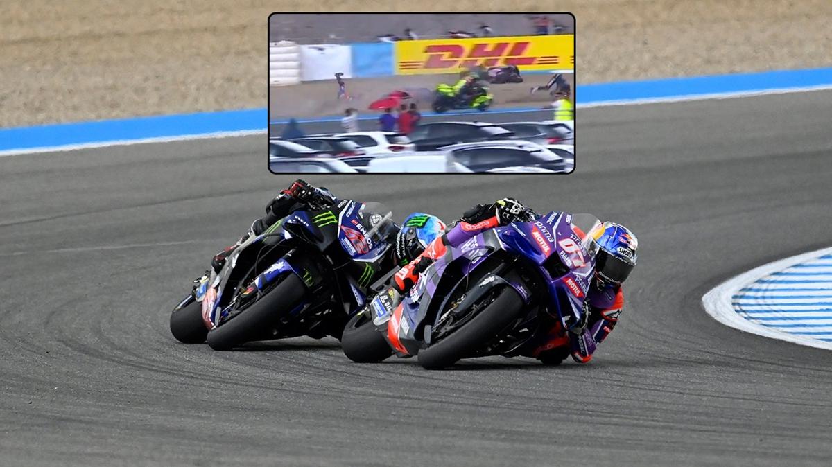 Toprak Razgatl�o�lu MotoGP kaza �spanya Grand Prix foto�raflar� resimleri