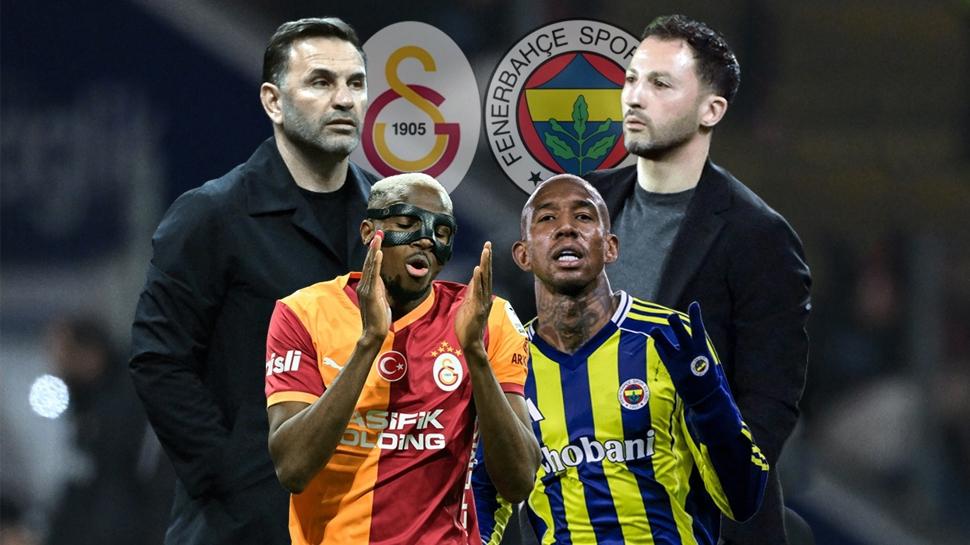 Dev derbiye geri sayım! İşte Galatasaray-Fenerbahçe maçının muhtemel 11'leri...