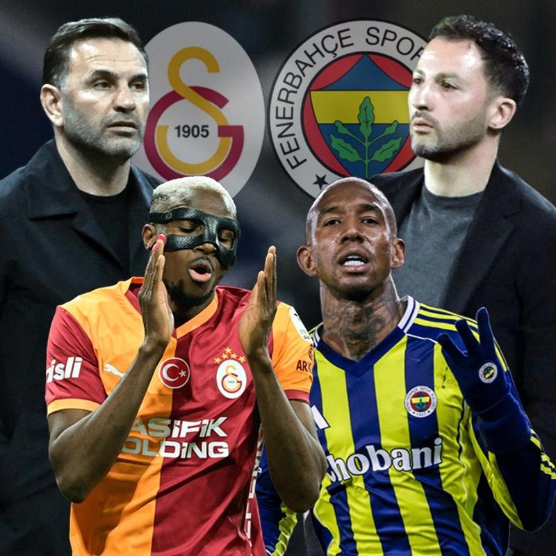 Dev derbiye geri say�m! ��te Galatasaray-Fenerbah�e ma��n�n muhtemel 11'leri...