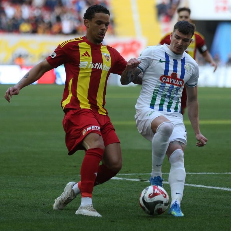 Kayserispor, �aykur Rizespor'a ma�lup olmuyor