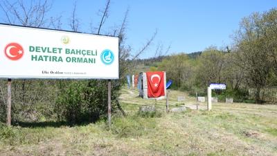 D�zce'de MHP Genel Ba�kan� Bah�eli ad�na hat�ra orman� olu�turuldu