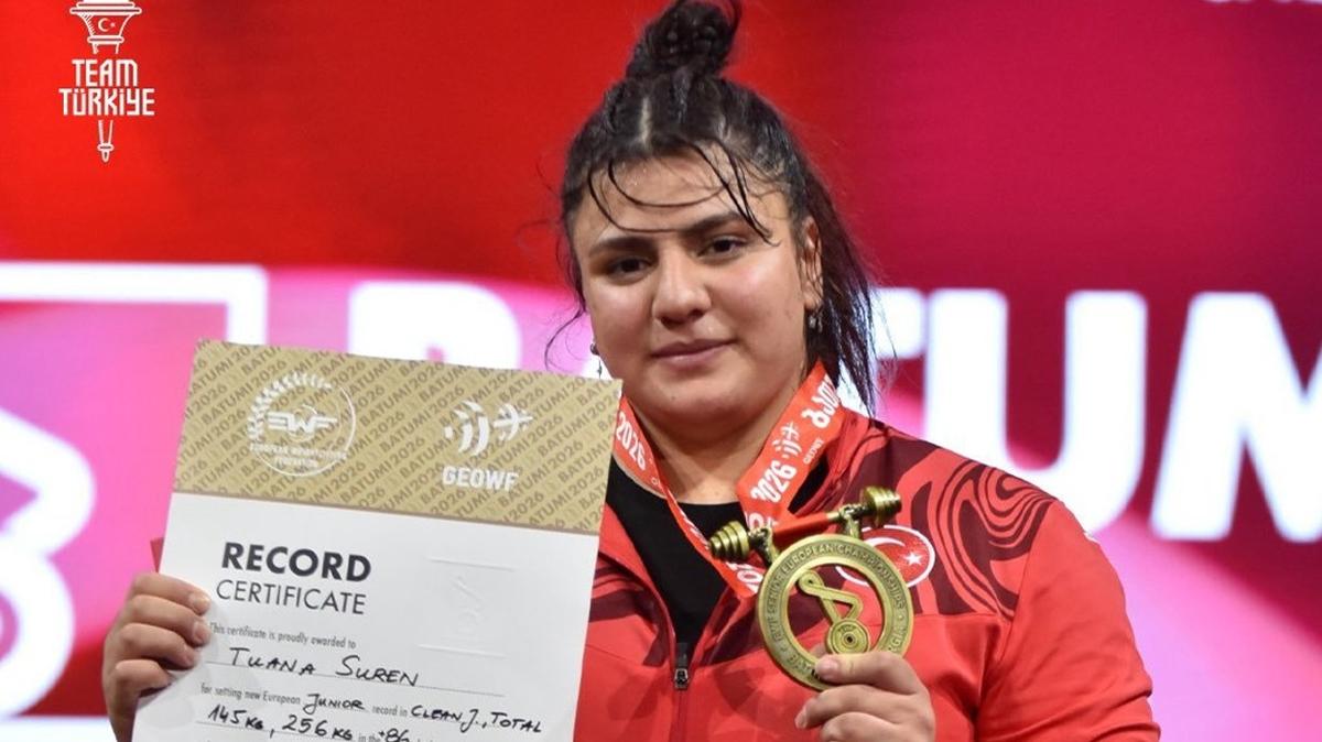 tuana s�ren Avrupa Halter �ampiyonas� halter foto�raflar� resimleri