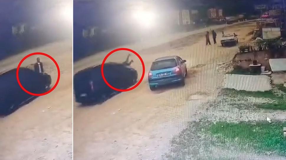 Akılalmaz olay! Önce konuştu sonra aracıyla ezdi