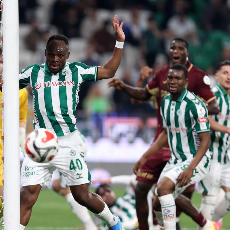 MA� SONUCU: Konyaspor: 2 - Trabzonspor: 1