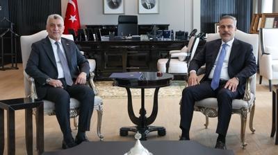 Bakan Bolat ile Bakan Fidan bir araya geldi