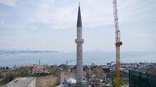 Ayasofya-i Kebir Camii'nin kuzeydo�u minaresinde restorasyon tamamland�