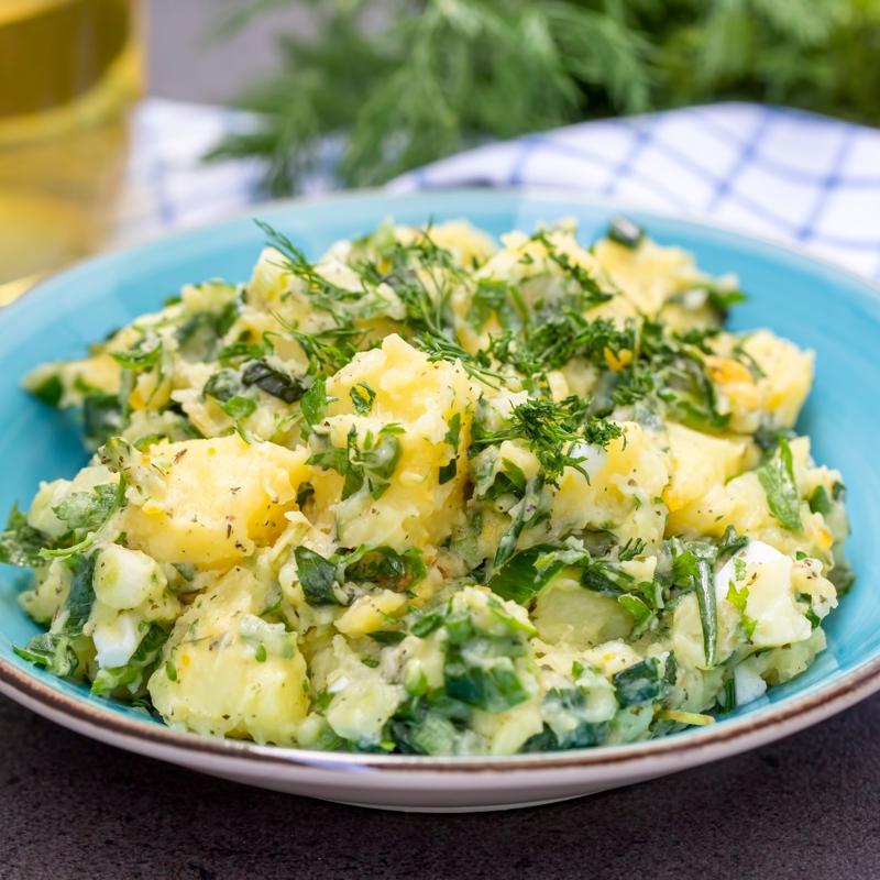 �ay�n yan�na lezzetli tarif! Patates salatas� tarifi