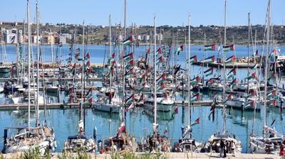 BM, K�resel Sumud Filosu'nu i�aret etti: �srail'in izin verme y�k�ml�l��� var