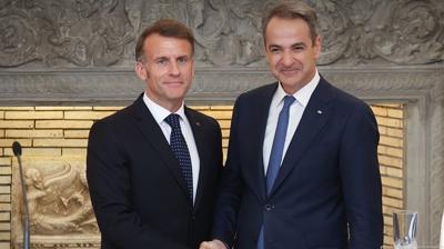 Macron'da T�rkiye �ekincesi! Frans�z lider Atina'da tuza�a d��t�