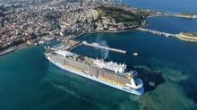 Ku�adas�'na kruvaziyerle 4 bin 600 turist geldi