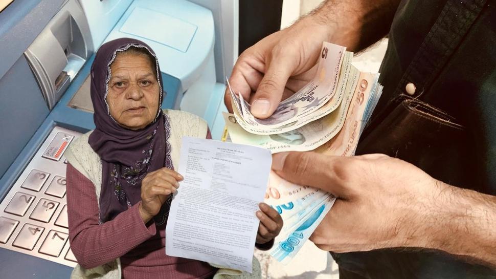 Şeytanın aklına gelmez! Yaşlı kadına kendi cebinden 