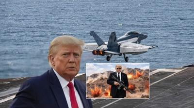Trump'tan �ran'a foto�rafl� tehdit: Art�k o iyi adam yok
