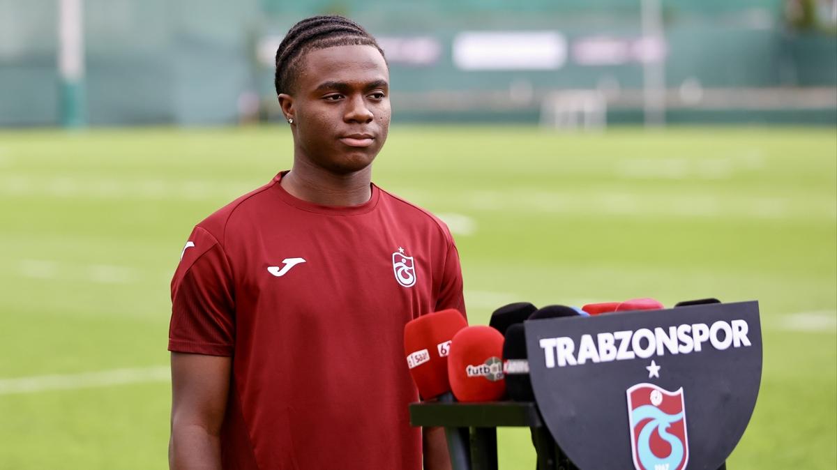 Trabzonspor Christ Inao Oulai a��klama foto�raflar� resimleri