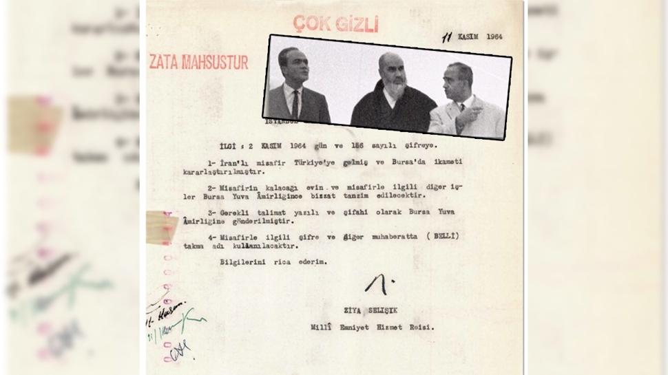 Tarihi belge paylaşıldı: MİT Humeyni'yi "belli" diye kodlamış