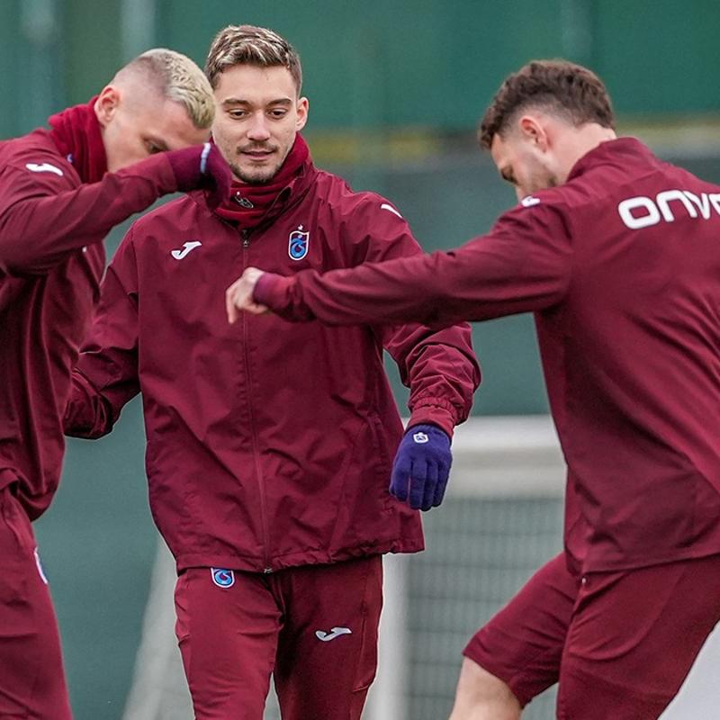 Trabzonspor, kritik G�ztepe ma�� �ncesi mesaiye ba�lad�