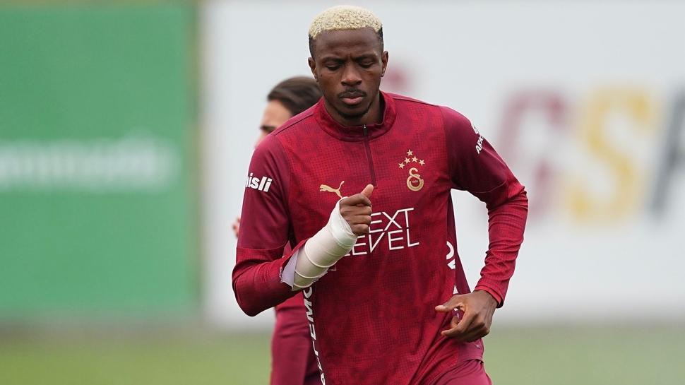 Galatasaray'da Samsunspor maçı mesaisi devam ediyor