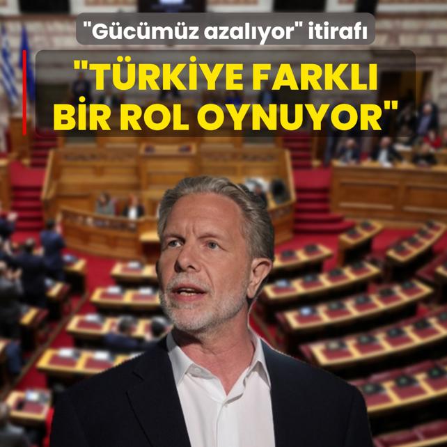 �G�c�m�z azal�yor� itiraf�: T�rkiye farkl� bir rol oynuyor