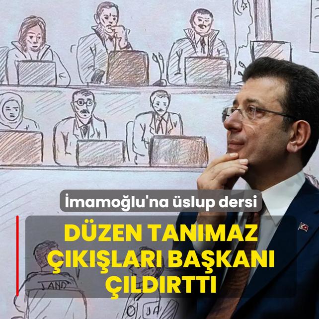 �mamo�lu'na �slup dersi! D�zen tan�maz ��k��lar� ba�kan� da ��ld�rtt�