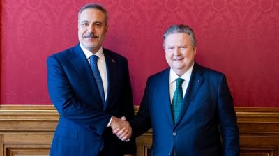 Bakan Fidan, Viyana Eyalet Ba�bakan� Ludwig ile bir araya geldi