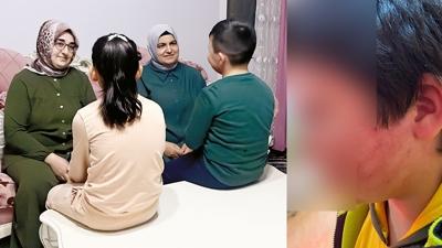 Veli, ilkokul bas�p �ocuklar� d�vd�