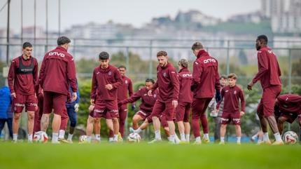 Trabzonspor, G�ztepe ma�� �al��malar�n� s�rd�rd�