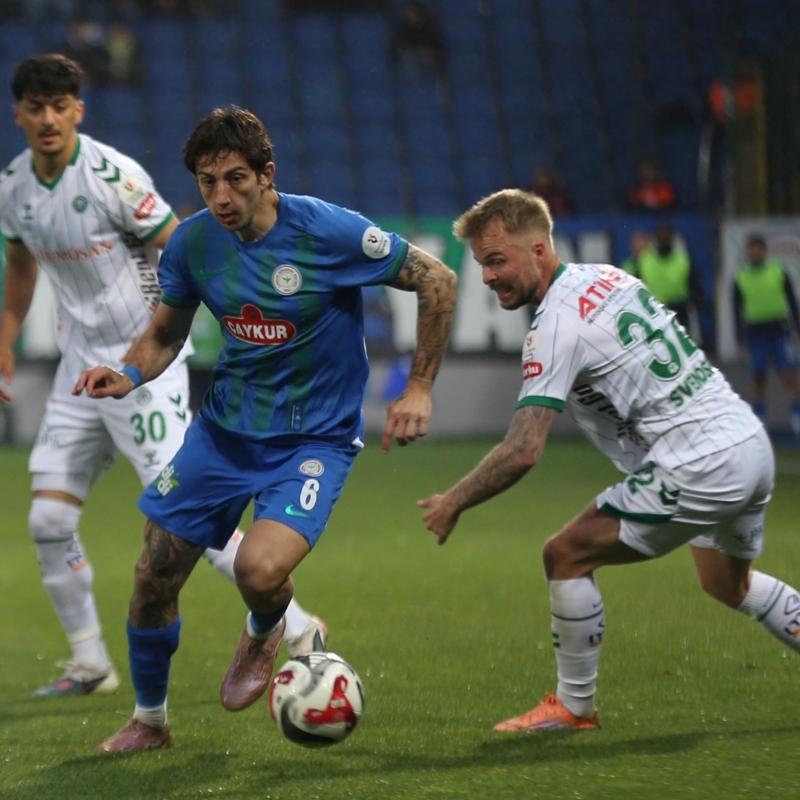 5 goll� ma�ta Rizespor, Konyaspor'u devirdi