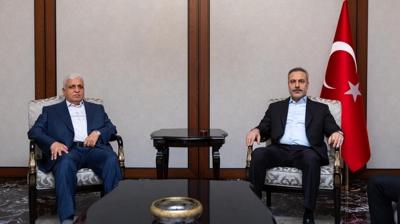 Bakan Fidan, el-Feyyad ile g�r��t�
