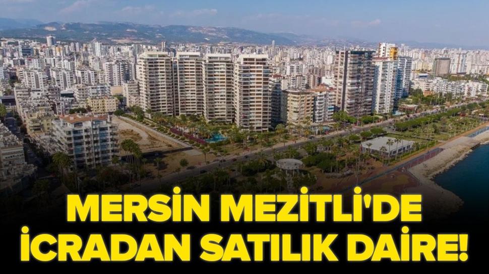 Mersin Mezitli'de icradan satılık daire!