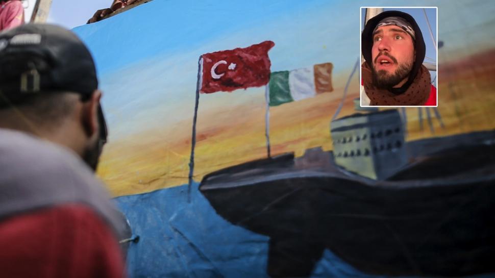 İrlandalı aktivist Osmanlı'yı hatırlattı: Türk kardeşlerimle Gazze'ye gidiyoruz