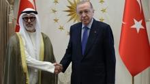 Ba�kan Erdo�an, Kuveyt D��i�leri Bakan�  es-Sabah'� kabul etti