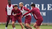 Galatasaray'da Antalyaspor ma�� mesaisi ba�lad�