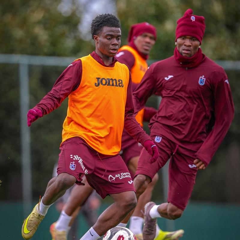 Trabzonspor'da Be�ikta� ma�� haz�rl�klar� ba�lad�