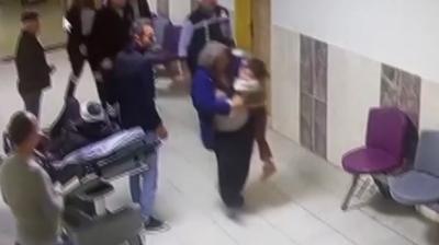 Mina'y� hem�ire kurtard�...O anlar kamerada