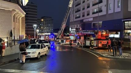 K�z yurdunda korkutan yang�n: ��renciler tahliye edildi