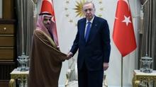Ba�kan Erdo�an, Suudi Bakan Ferhan'� kabul etti