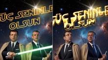 CHP'nin ''Star Wars'' evreni ��kt�! AK Gen�lik pelerinlerini d���rd�