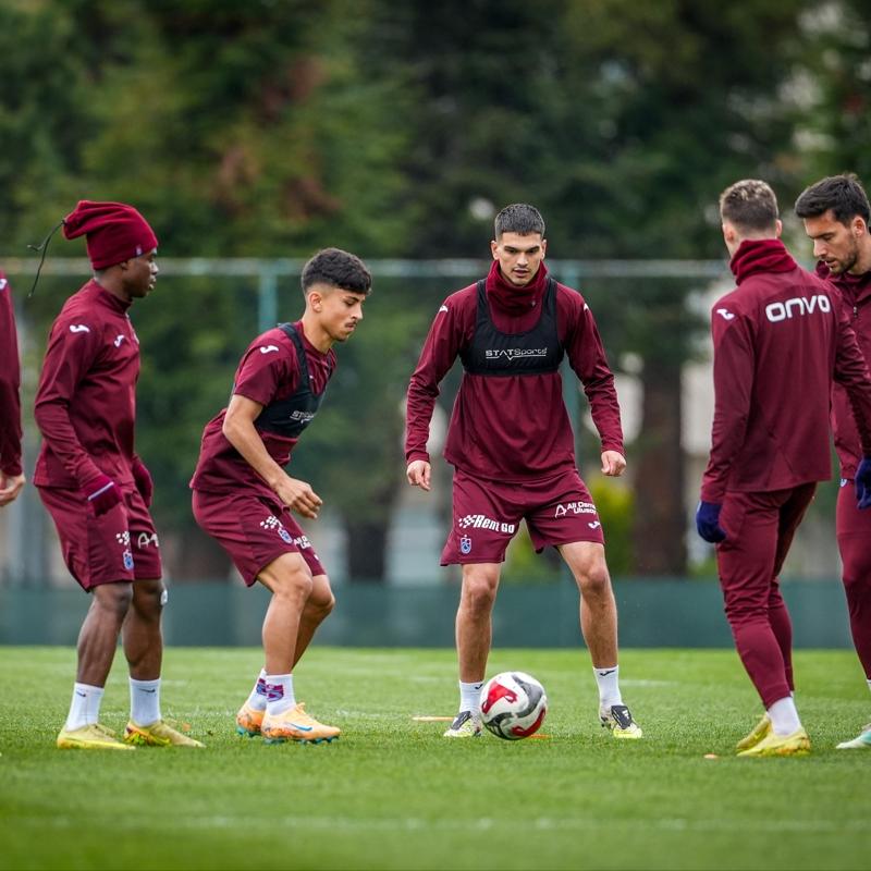 Trabzonspor'da Be�ikta� ma�� haz�rl�klar� devam etti
