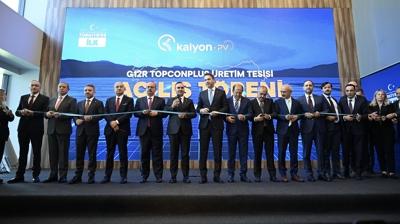 Kalyon PV G12R TOPCONPlus �retim Tesisi a��ld�