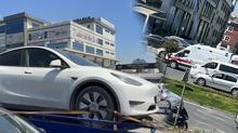 Ba�ak�ehir'de silahl� pusuda kan akt�: Arac�ndan indi�i an 5 el ate� a��ld�