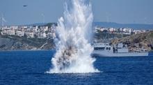 Deniz Kuvvetleri'nden may�n imha tatbikat�... EFES-2026'ya TSK damga vurdu