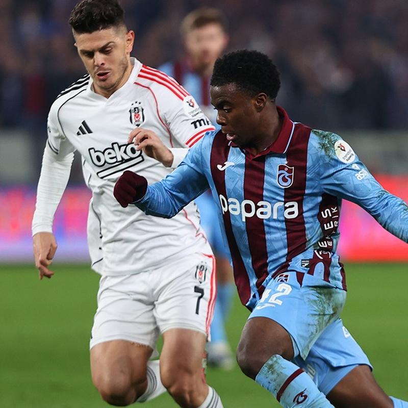 Be�ikta� a��klad�! Derbide Trabzonspor taraftar� yok