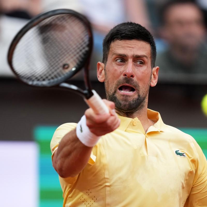 Novak Djokovic, Roma A��k'a ilk ma�tan veda etti