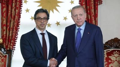 Ba�kan Erdo�an, Zayid Al Nahyan'� kabul etti