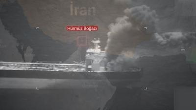 H�rm�z'de sava� tamtamlar�: ABD tankerleri vurdu, �ran 