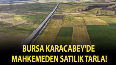 Bursa Karacabey'de mahkemeden sat�l�k tarla!