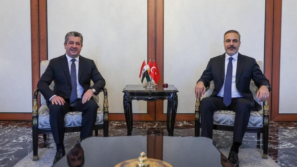 Bakan Fidan, Barzani ile İstanbul'da görüştü