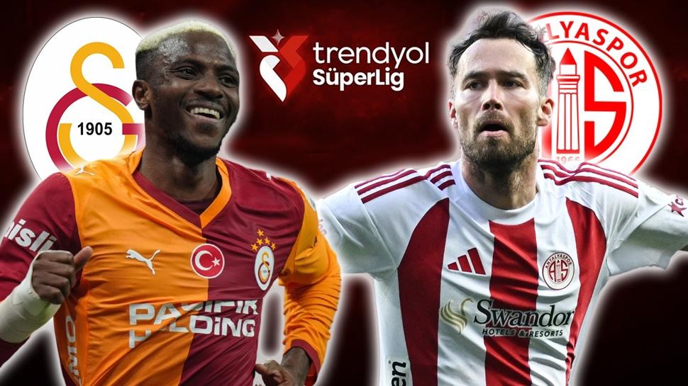 Galatasaray - Antalyaspor maç kadrosu! Süper Lig: Galatasaray - Antalyaspor ilk 11'leri belli oldu mu?