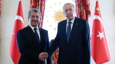Ba�kan Erdo�an'dan s�rpriz kabul! 'Ter�rs�z T�rkiye'de kararl�l�k mesaj�