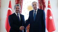 Ba�kan Erdo�an, Mesrur Barzani'yi kabul etti